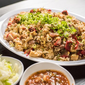 Combo Fried Rice — Tak's signature dish